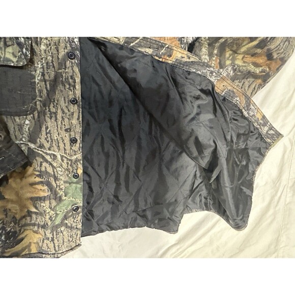 Vintage Cabelas Shirt Mens 2XLarge Camo Faded Chamois Flannel USA 90s Hunting - Picture 4 of 10